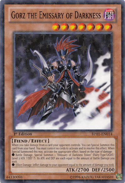 Gorz the Emissary of Darkness [BP01-EN014] Starfoil Rare | Total Play