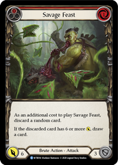 Savage Feast (Red) [U-WTR014] (Welcome to Rathe Unlimited)  Unlimited Rainbow Foil | Total Play