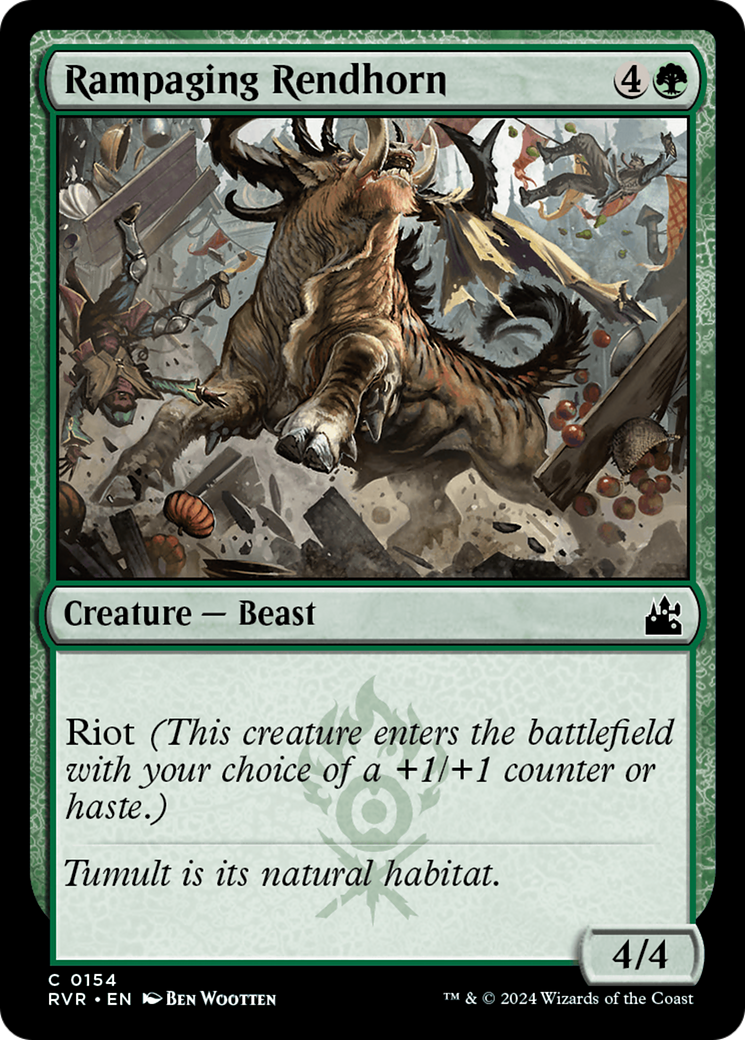 Rampaging Rendhorn [Ravnica Remastered] | Total Play