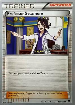 Professor Sycamore (107/122) (Infinite Force - Diego Cassiraga) [World Championships 2017] | Total Play