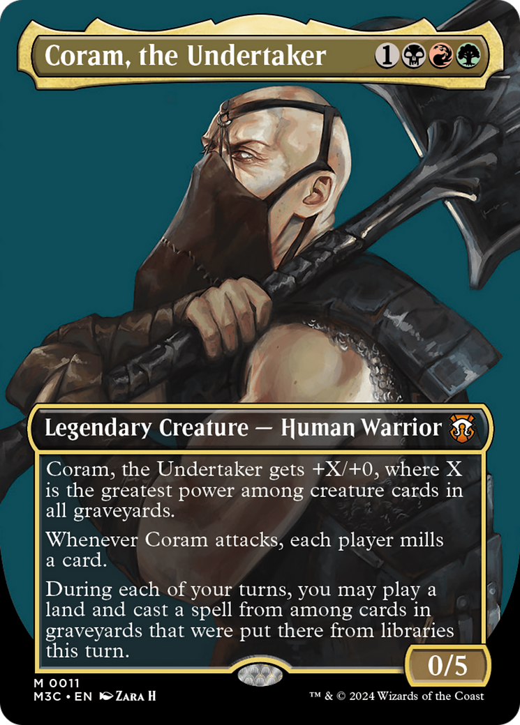 Coram, the Undertaker (Borderless) [Modern Horizons 3 Commander] | Total Play