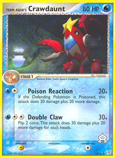 Team Aqua's Crawdaunt (14/95) [EX: Team Magma vs Team Aqua] | Total Play