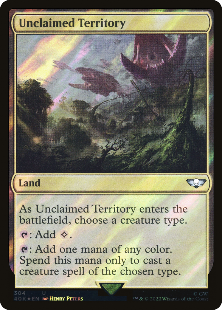 Unclaimed Territory (Surge Foil) [Marvel Super Heroes Commander] | Total Play
