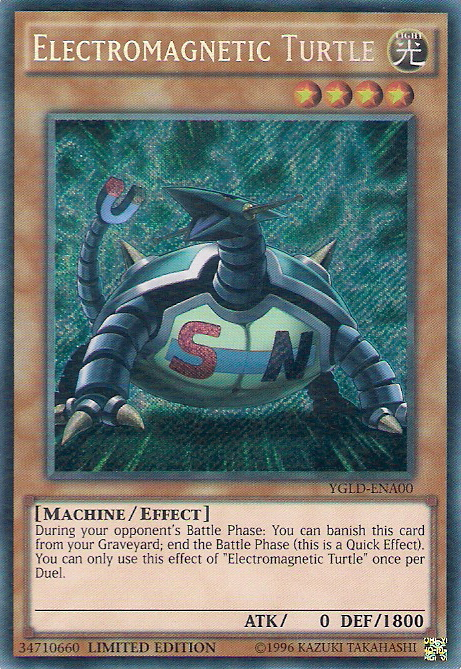Electromagnetic Turtle [YGLD-ENA00] Secret Rare | Total Play