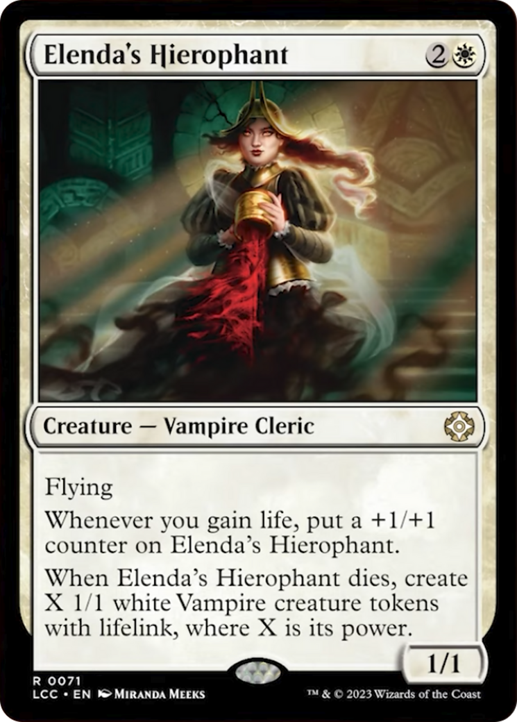 Elenda's Hierophant [The Lost Caverns of Ixalan Commander] | Total Play