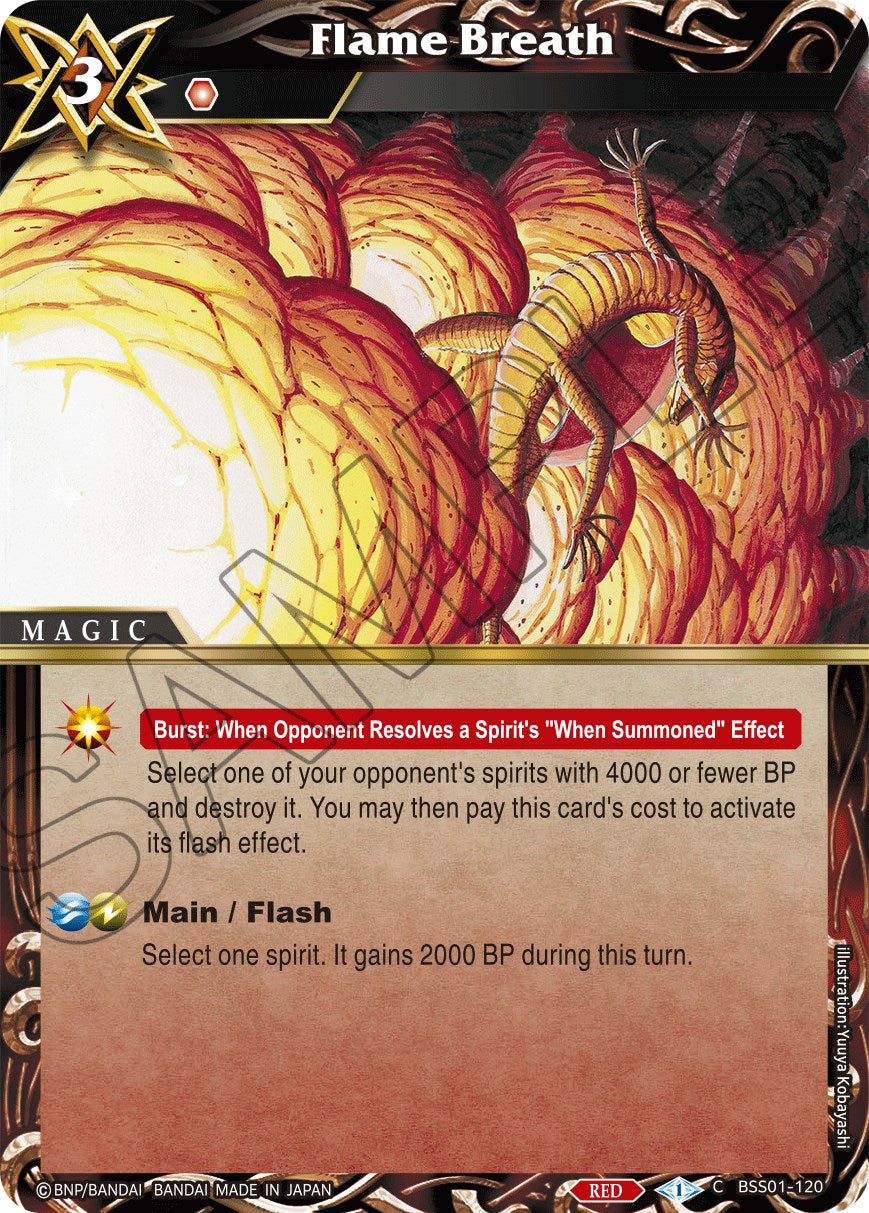 Flame Breath (BSS01-120) [Dawn of History] | Total Play