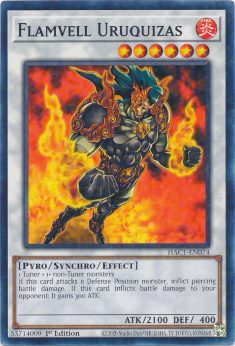 Flamvell Uruquizas (Duel Terminal) [HAC1-EN074] Common | Total Play