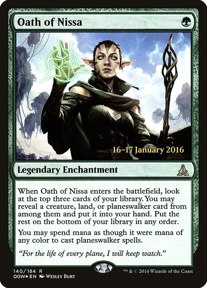 Oath of Nissa [Oath of the Gatewatch Prerelease Promos] | Total Play