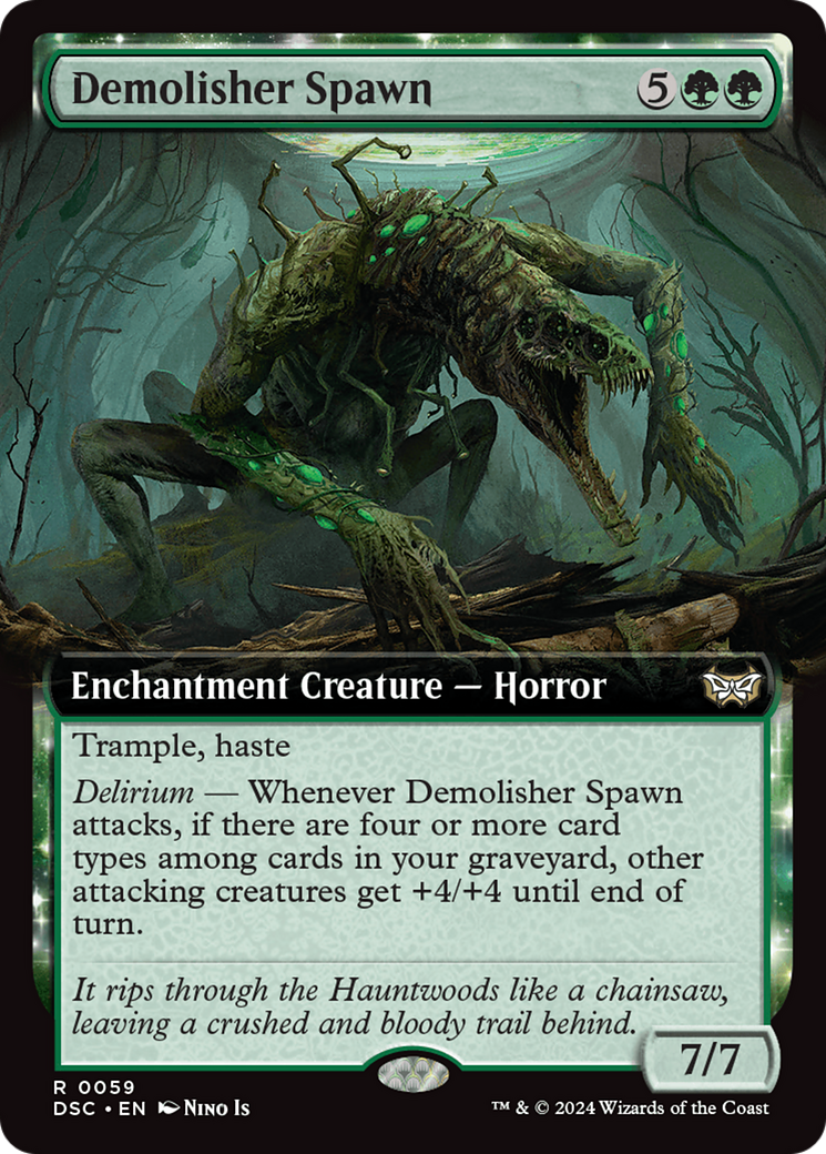 Demolisher Spawn (Extended Art) [Duskmourn: House of Horror Commander] | Total Play