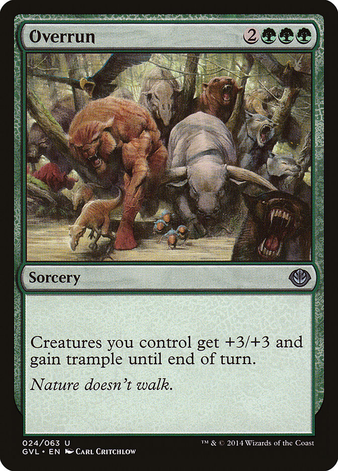 Overrun (Garruk vs. Liliana) [Duel Decks Anthology] | Total Play