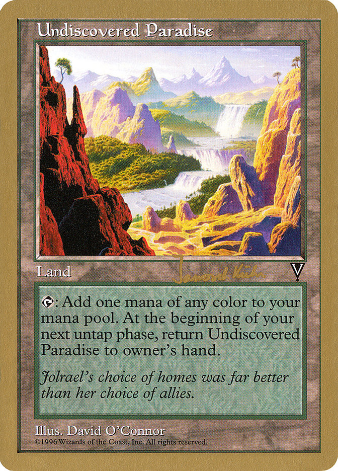 Undiscovered Paradise (Janosch Kuhn) [World Championship Decks 1997] | Total Play