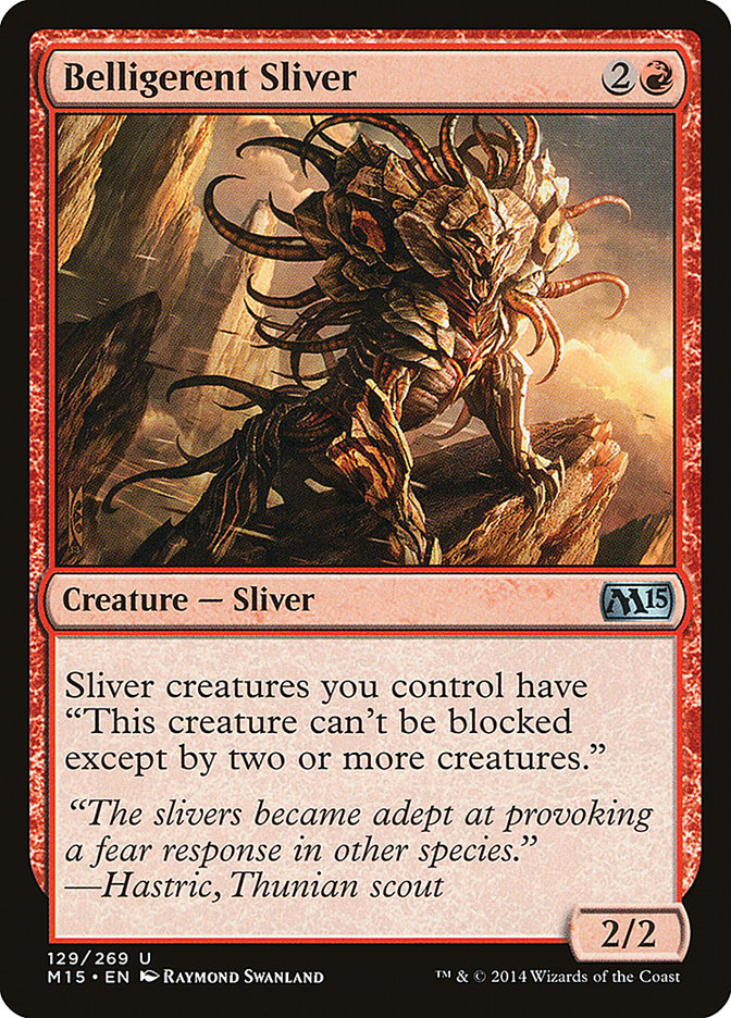Belligerent Sliver [Magic 2015] | Total Play