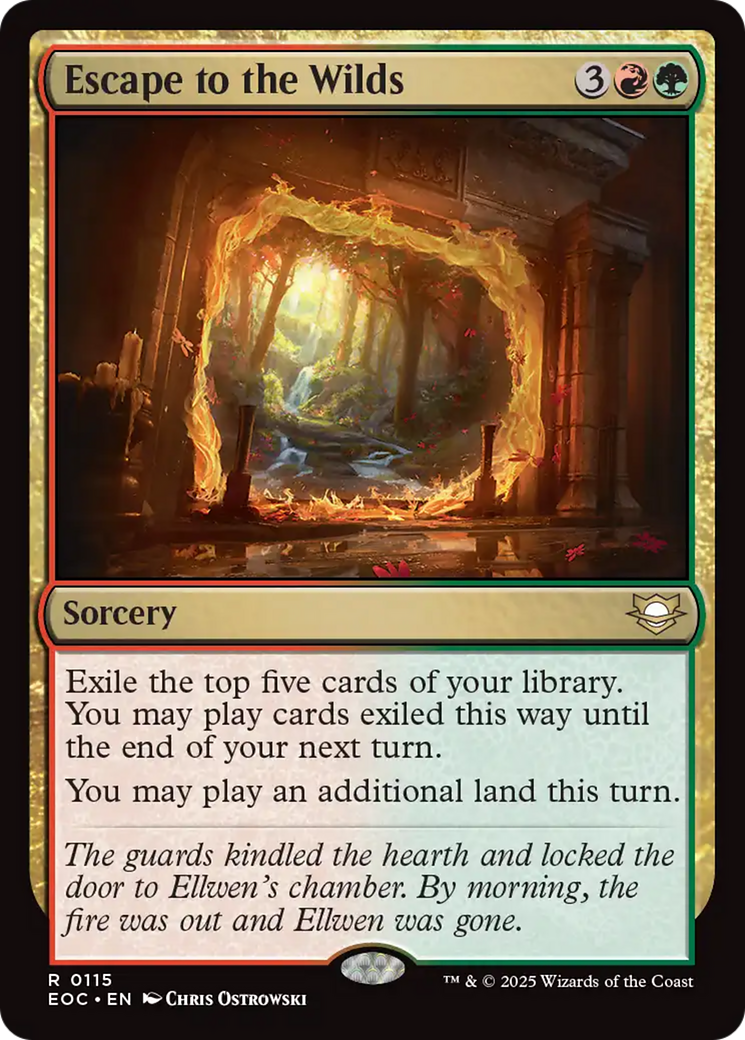 Escape to the Wilds [Edge of Eternities Commander] | Total Play
