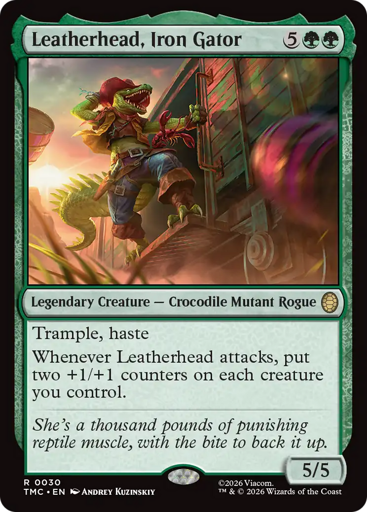 Leatherhead, Iron Gator [Teenage Mutant Ninja Turtles Commander] | Total Play