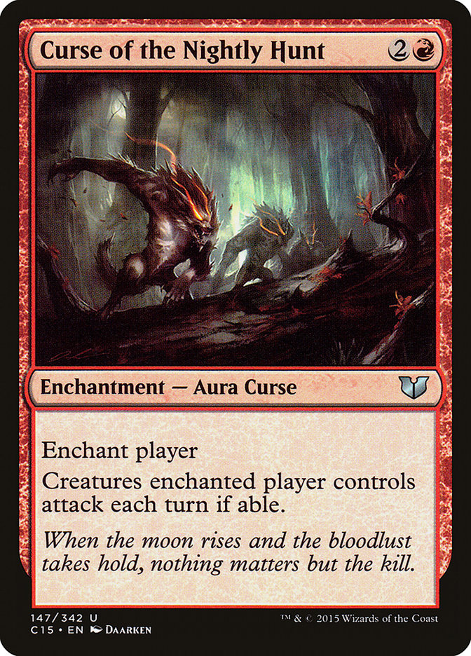 Curse of the Nightly Hunt [Commander 2015] | Total Play