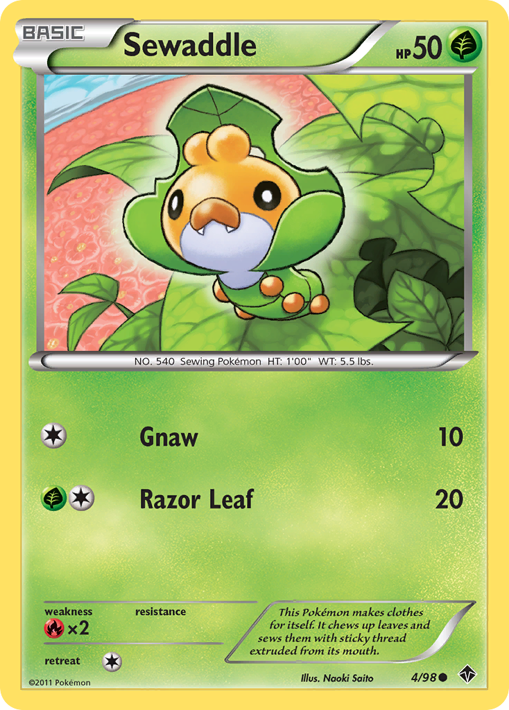 Sewaddle (4/98) [Black & White: Emerging Powers] | Total Play