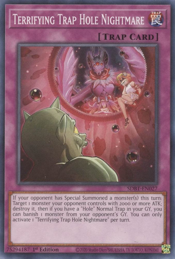 Terrifying Trap Hole Nightmare [SDBT-EN027] Common | Total Play