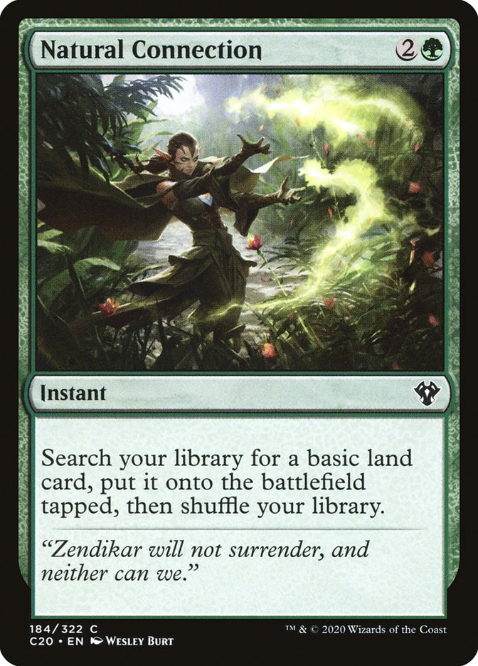Natural Connection [Commander 2020] | Total Play