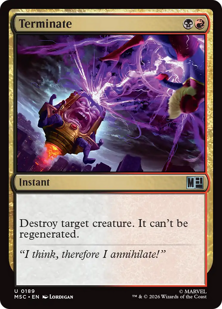 Terminate (Surge Foil) [Marvel Super Heroes Commander] | Total Play
