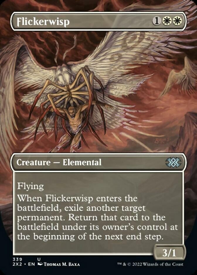 Flickerwisp (Borderless Alternate Art) [Double Masters 2022] | Total Play