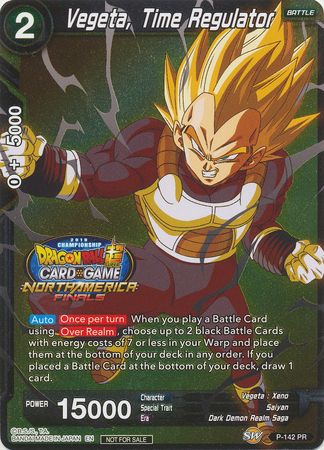 Vegeta, Time Regulator (Championship Final 2019) (Finalist) (P-142) [Tournament Promotion Cards] | Total Play