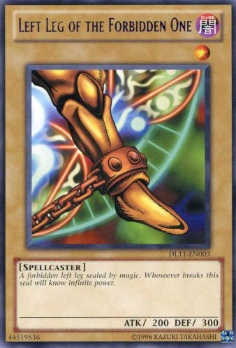 Left Leg of the Forbidden One (Purple) [DL11-EN003] Rare | Total Play