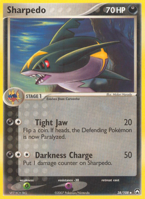 Sharpedo (38/108) [EX: Power Keepers] | Total Play