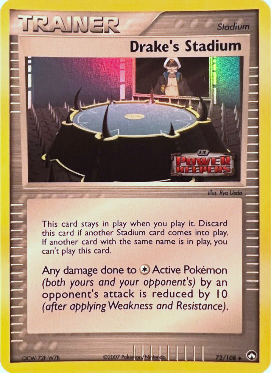 Drake's Stadium (72/108) (Stamped) [EX: Power Keepers] | Total Play