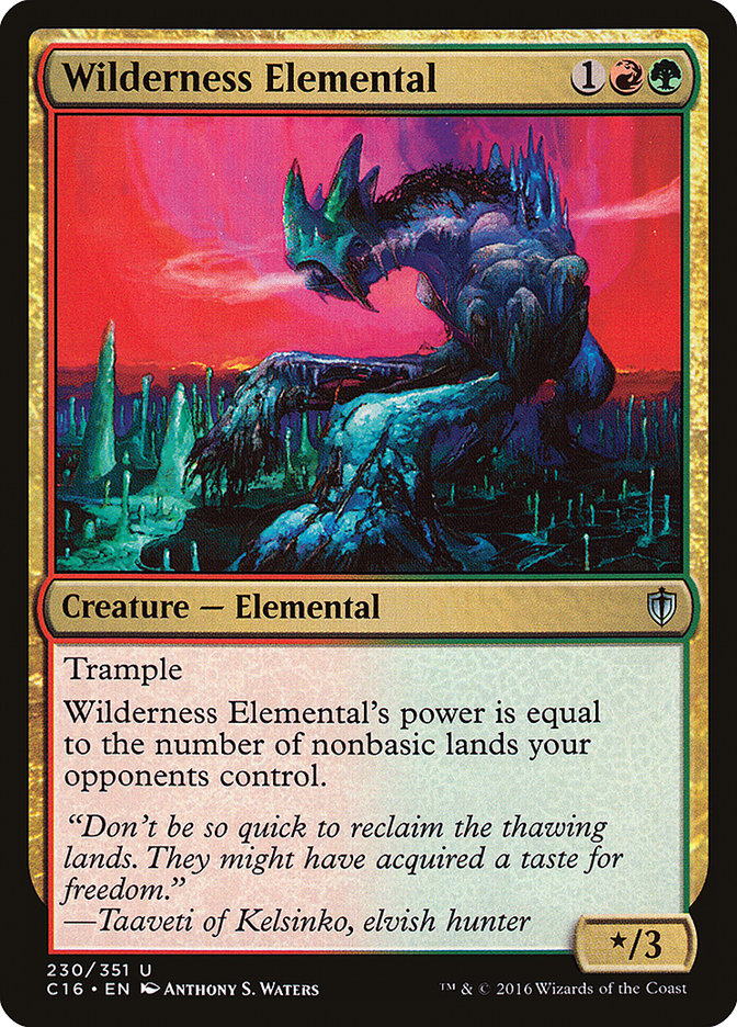 Wilderness Elemental [Commander 2016] | Total Play