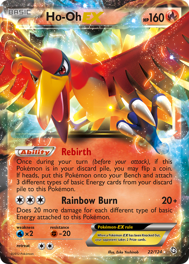 Ho-Oh EX (22/124) [Black & White: Dragons Exalted] | Total Play