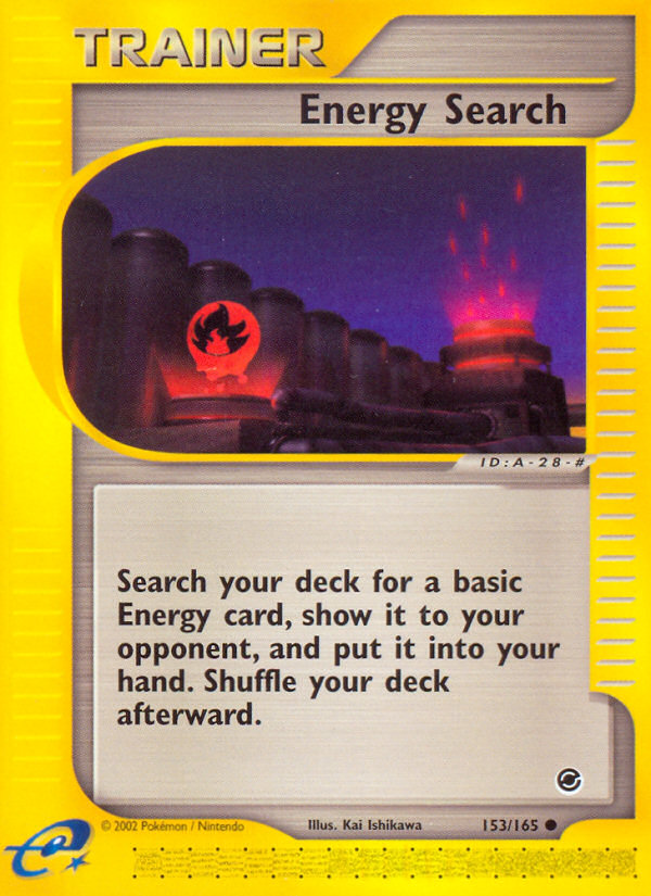 Energy Search (153/165) [Expedition: Base Set] | Total Play