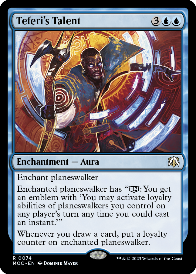 Teferi's Talent [March of the Machine Commander] | Total Play