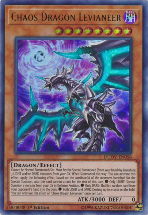 Chaos Dragon Levianeer [DUOV-EN058] Ultra Rare | Total Play