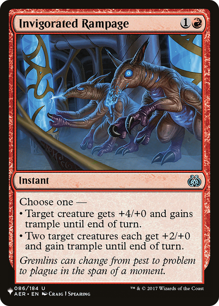 Invigorated Rampage [The List] | Total Play