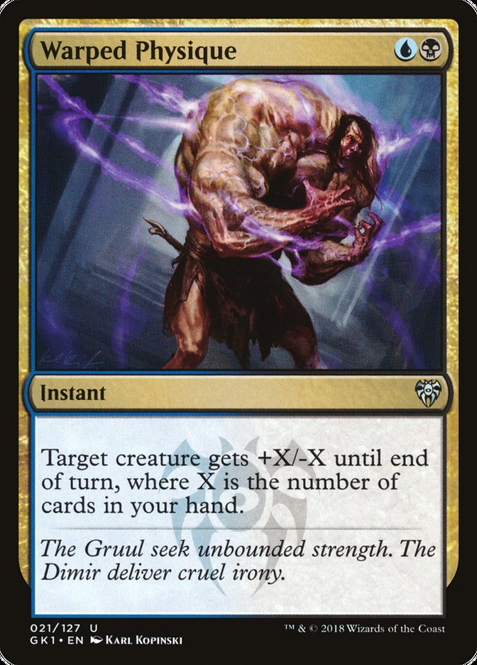 Warped Physique [Guilds of Ravnica Guild Kit] | Total Play