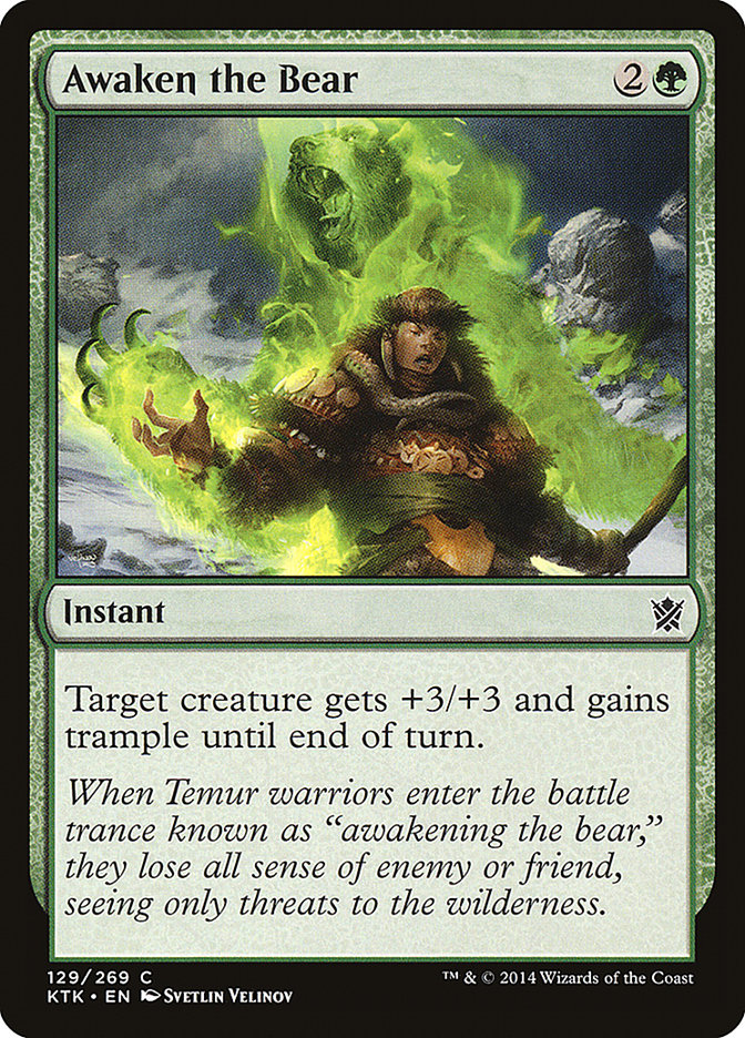 Awaken the Bear [Khans of Tarkir] | Total Play
