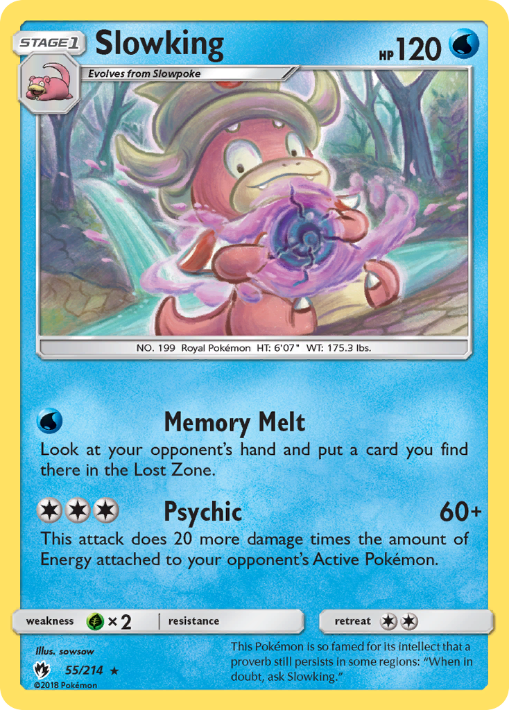 Slowking (55/214) [Sun & Moon: Lost Thunder] | Total Play