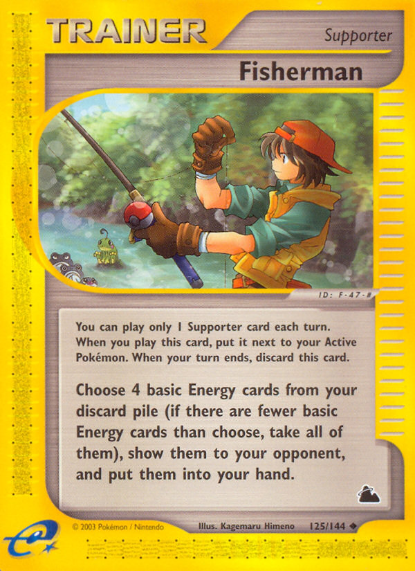Fisherman (125/144) [Skyridge] | Total Play