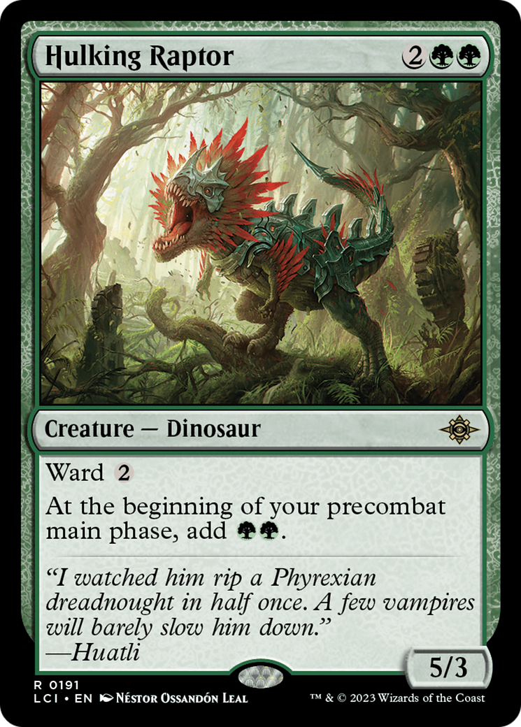 Hulking Raptor [The Lost Caverns of Ixalan] | Total Play