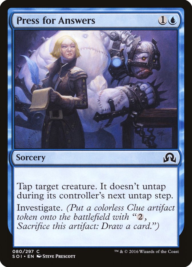 Press for Answers [Shadows over Innistrad] | Total Play
