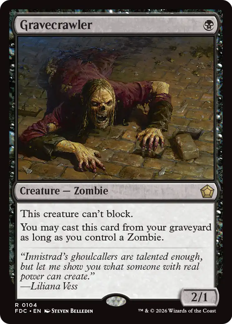 Gravecrawler [Foundations Commander] | Total Play