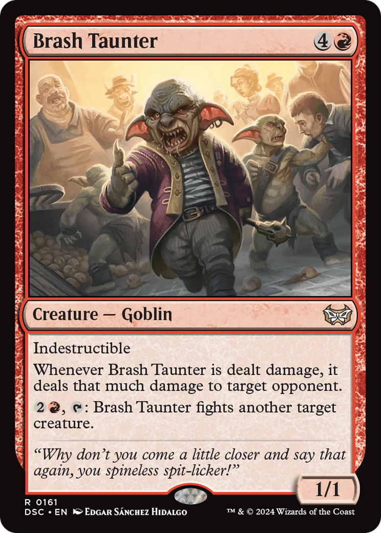 Brash Taunter [Duskmourn: House of Horror Commander] | Total Play