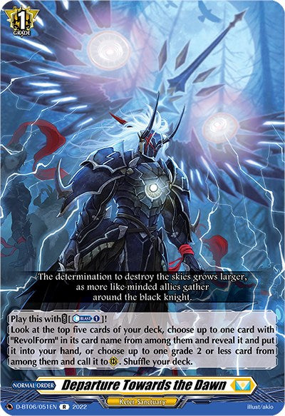Departure Towards the Dawn (D-BT06/051EN) [Blazing Dragon Reborn] | Total Play