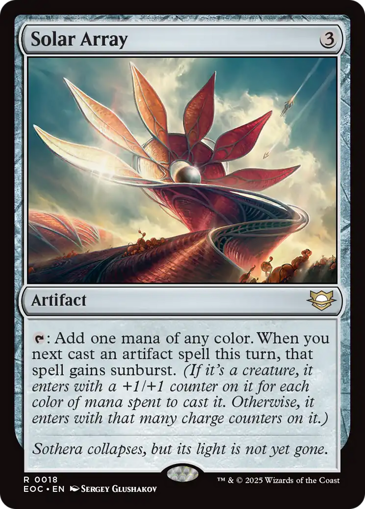 Solar Array [Edge of Eternities Commander] | Total Play