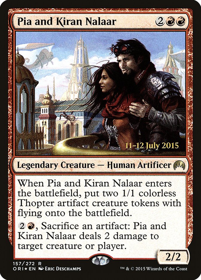 Pia and Kiran Nalaar [Magic Origins Prerelease Promos] | Total Play