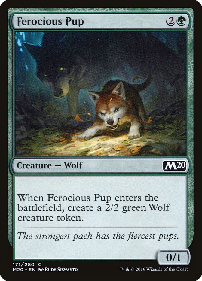 Ferocious Pup [Core Set 2020] | Total Play
