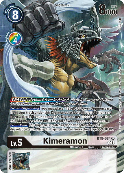 Kimeramon [BT8-084] (Alternate Art) [New Awakening] | Total Play