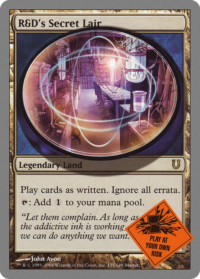 R&D's Secret Lair [Unhinged] | Total Play