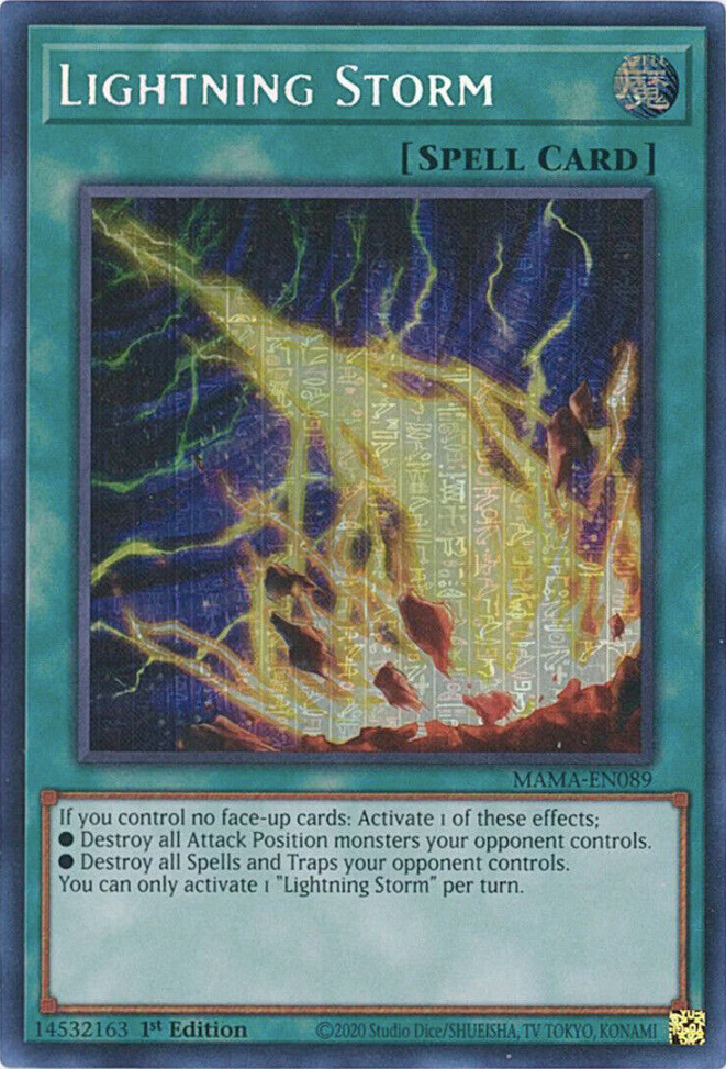 Lightning Storm [MAMA-EN089] Ultra Pharaoh's Rare | Total Play
