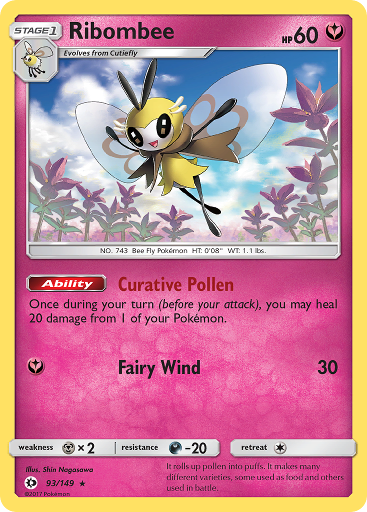 Ribombee (93/149) [Sun & Moon: Base Set] | Total Play